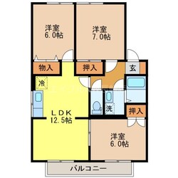 まなび野参番館の物件間取画像